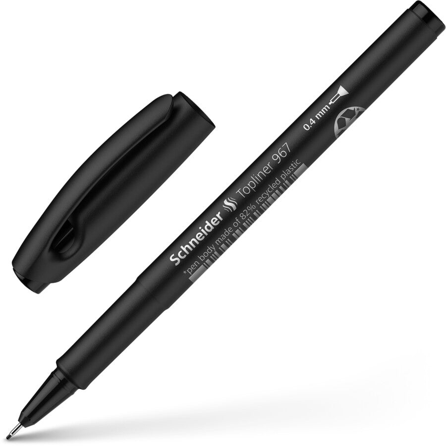 Topliner Schneider Topliner 967 Fineliner Black