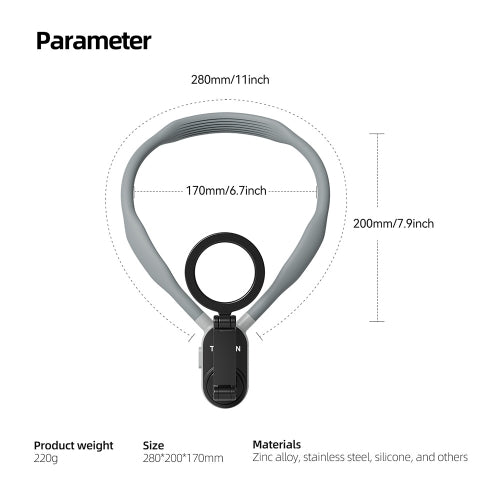 TELESIN Magnetic Smartphone Neck Mount