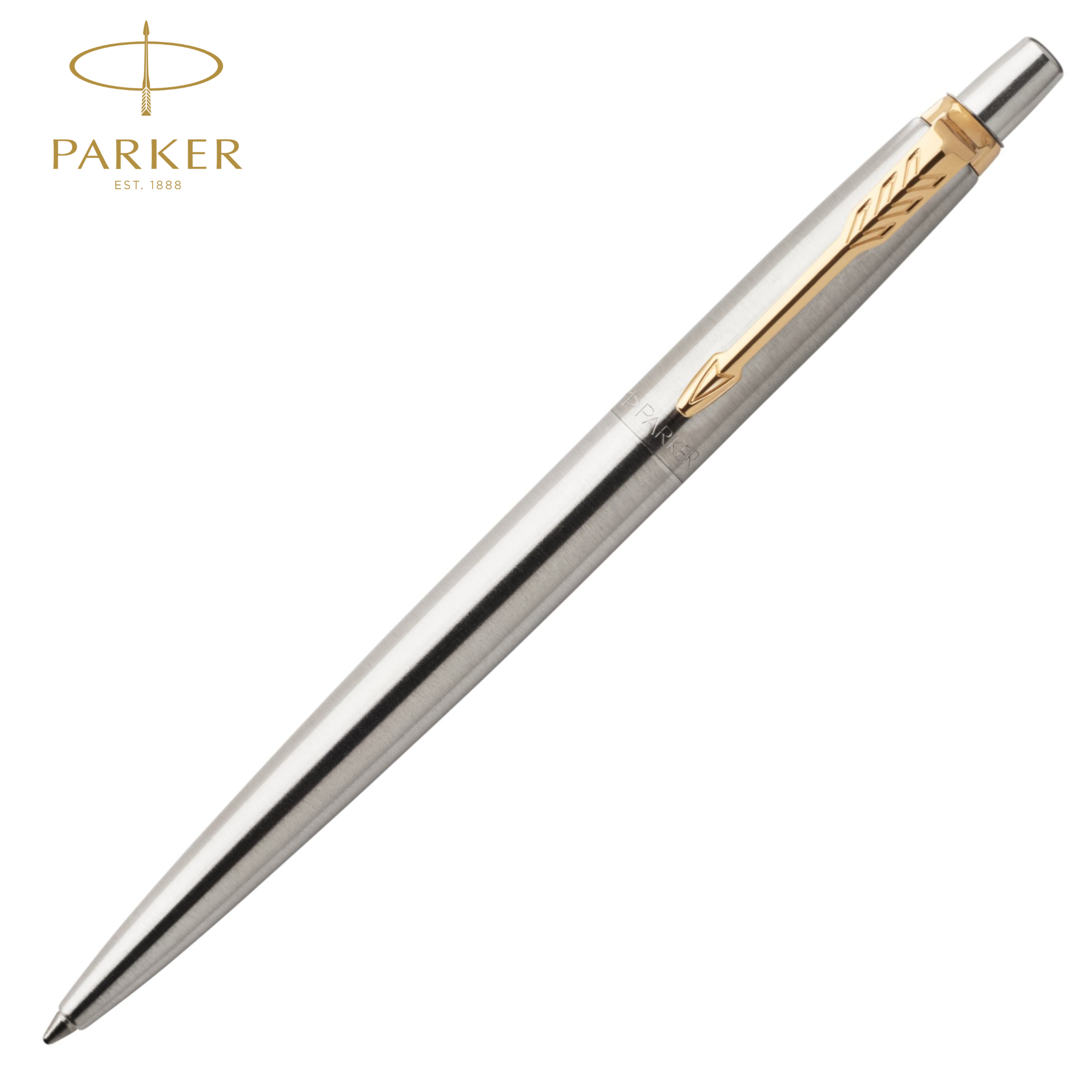 Parker Jotter Core Stainless Steel GT Ballpoint Pen