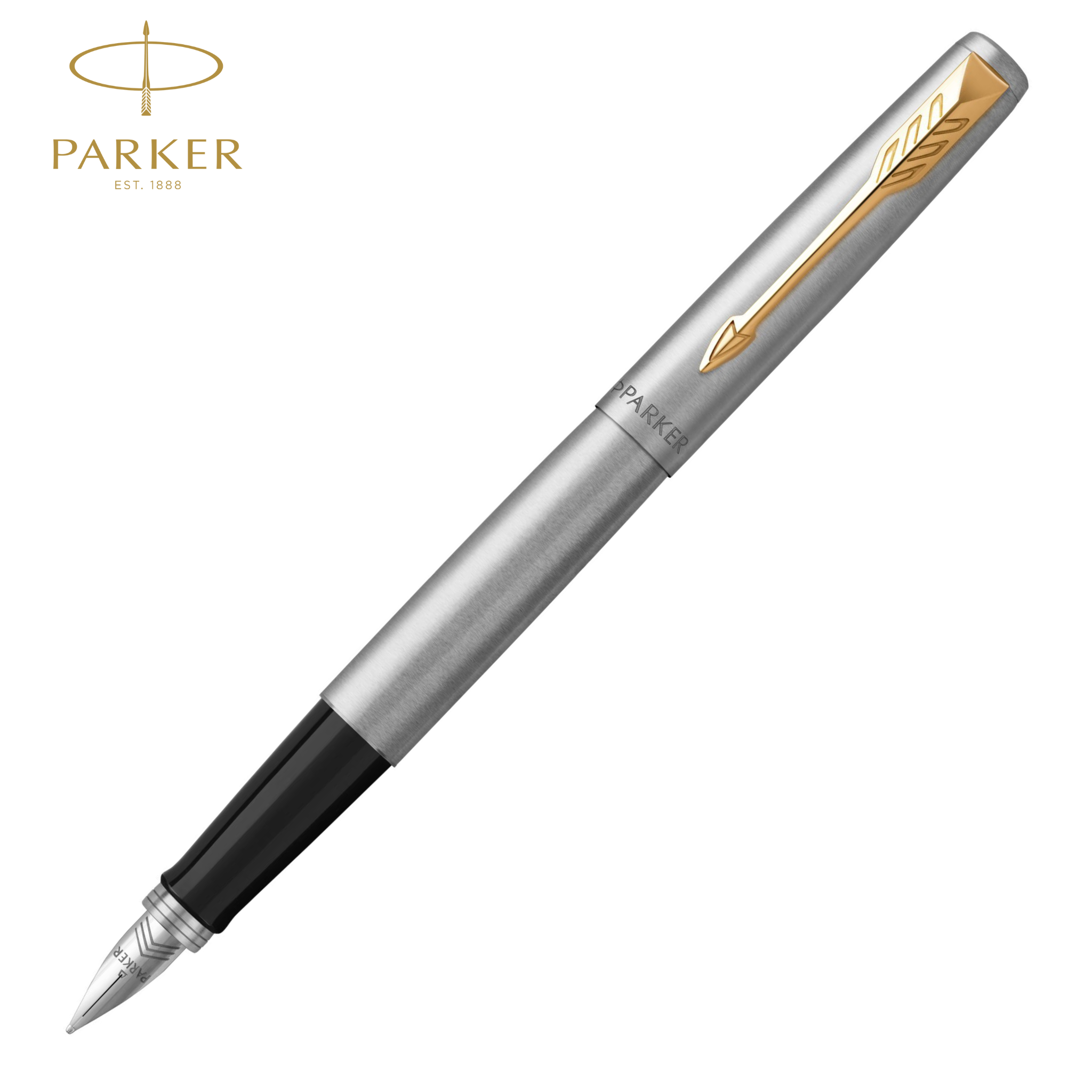 Parker Jotter Core Stainless Steel GT Fountain Pen