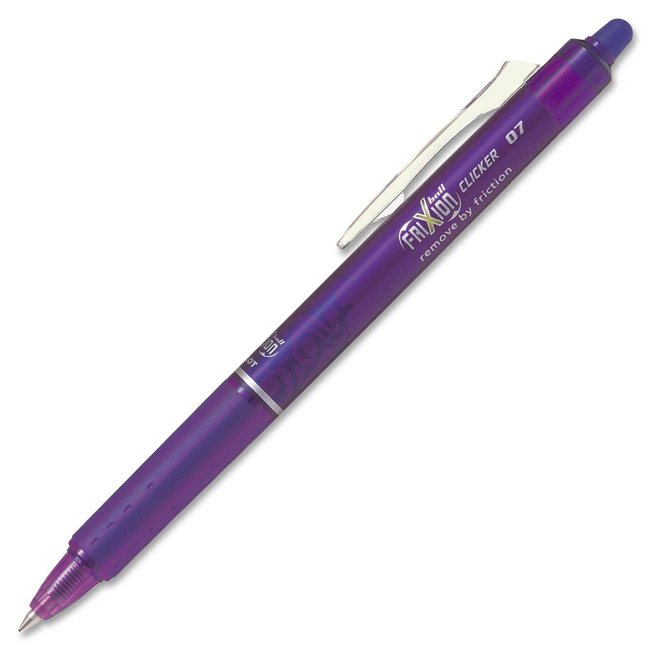 Pilot Frixion Clicker 0.7 Erasable Roller Gel Pen Violet