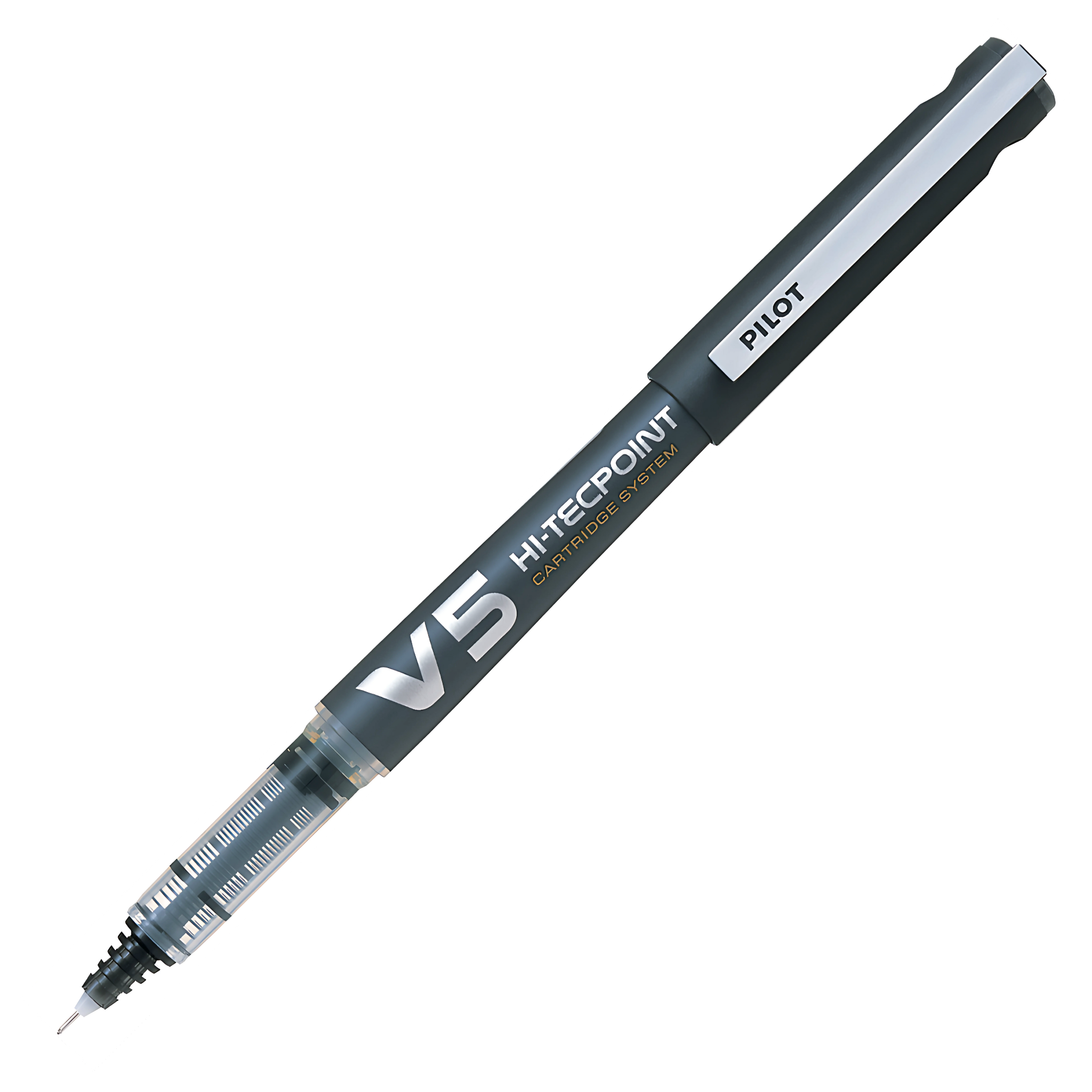 Pilot Hi-Tecpoint V5 Refillable Liquid Ink Rollerball Pen Black