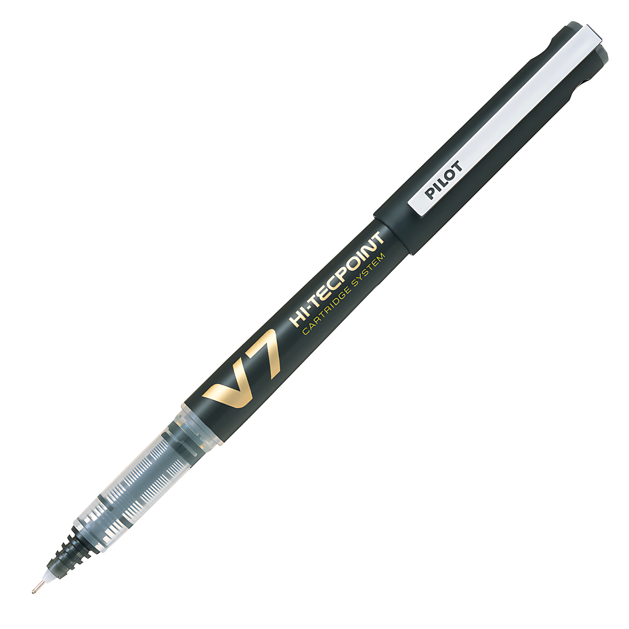 Pilot Hi-Tecpoint V7 Refillable Liquid Ink Rollerball Pen Black