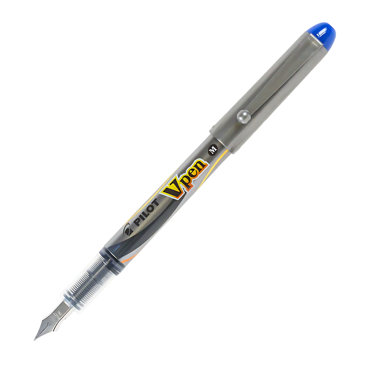 Pilot V-Pen Disposable Blue Fountain Pen (Pack of 12 Pcs)
