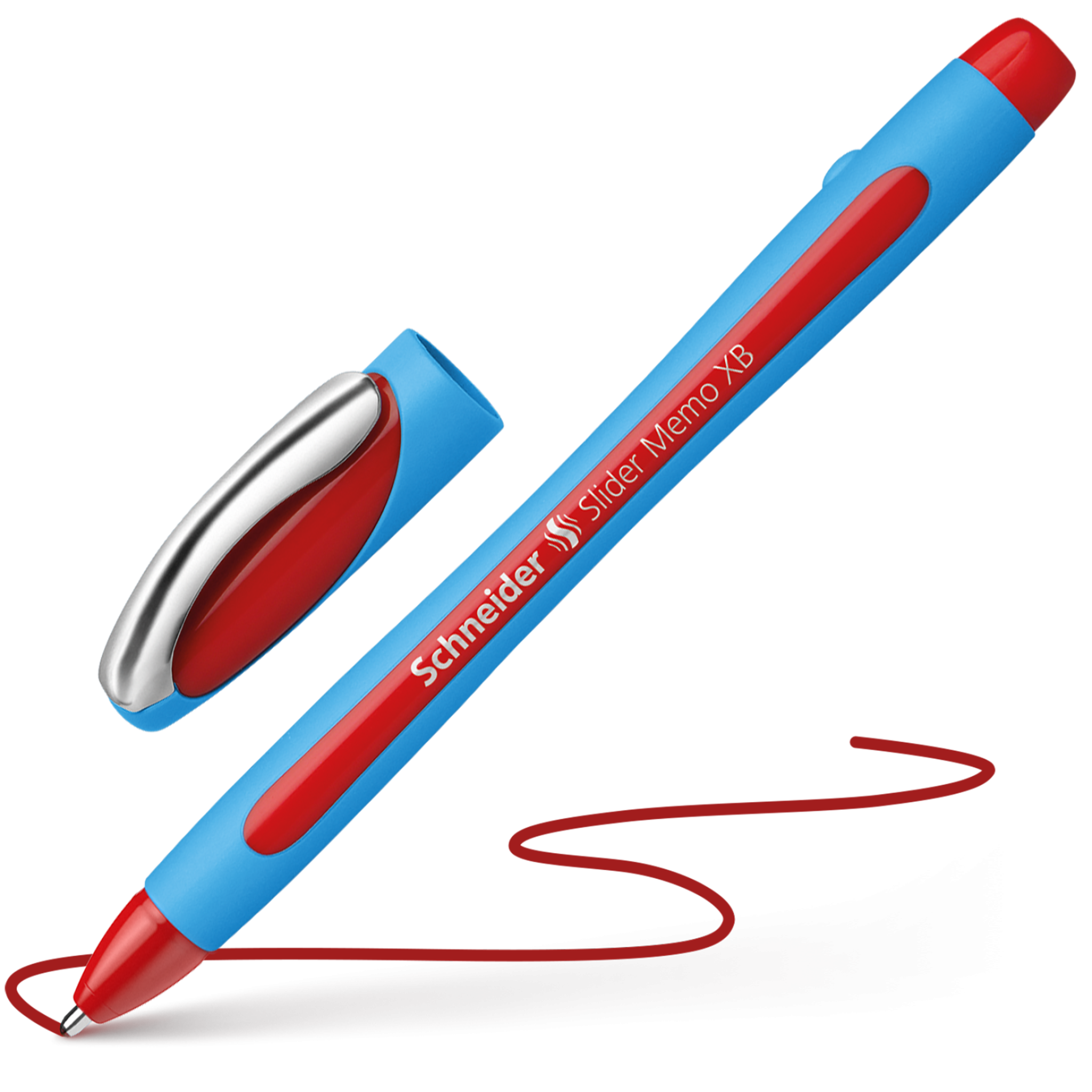 Schneider Slider Memo Ballpoint Pen Red