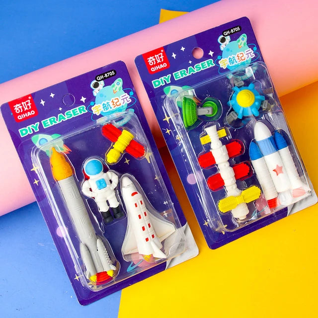 Qihao Space Eraser Set