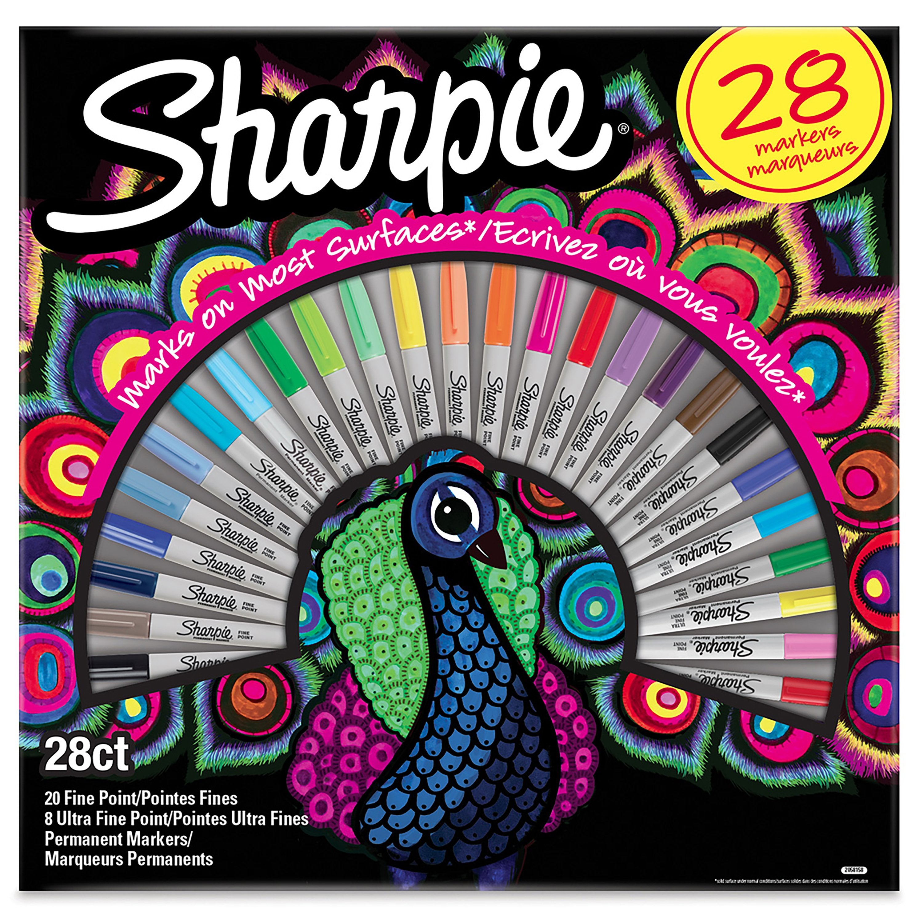 Sharpie Peacock Edition Marker Set Of 28