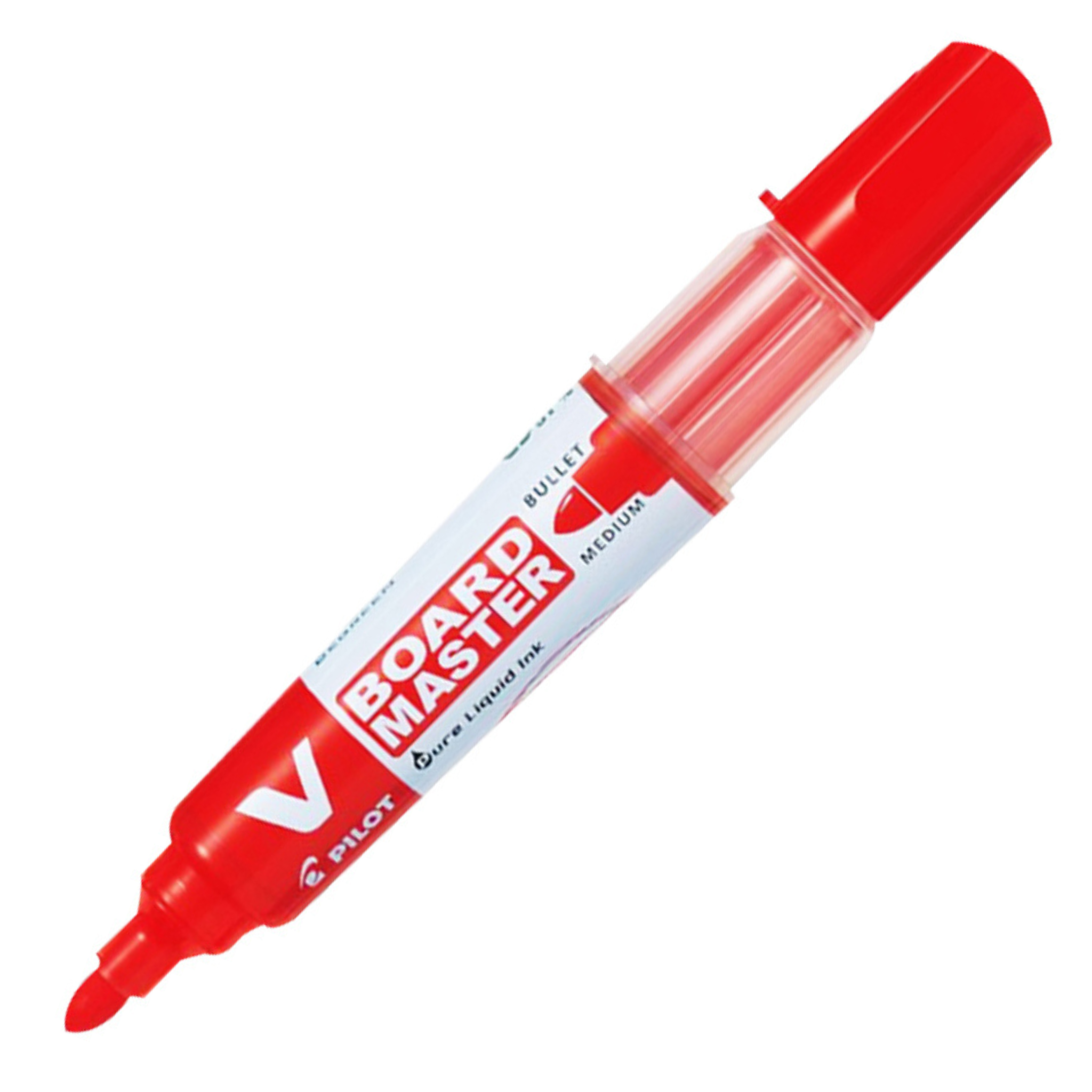 Pilot V Board Master Whiteboard Bullet Marker Red