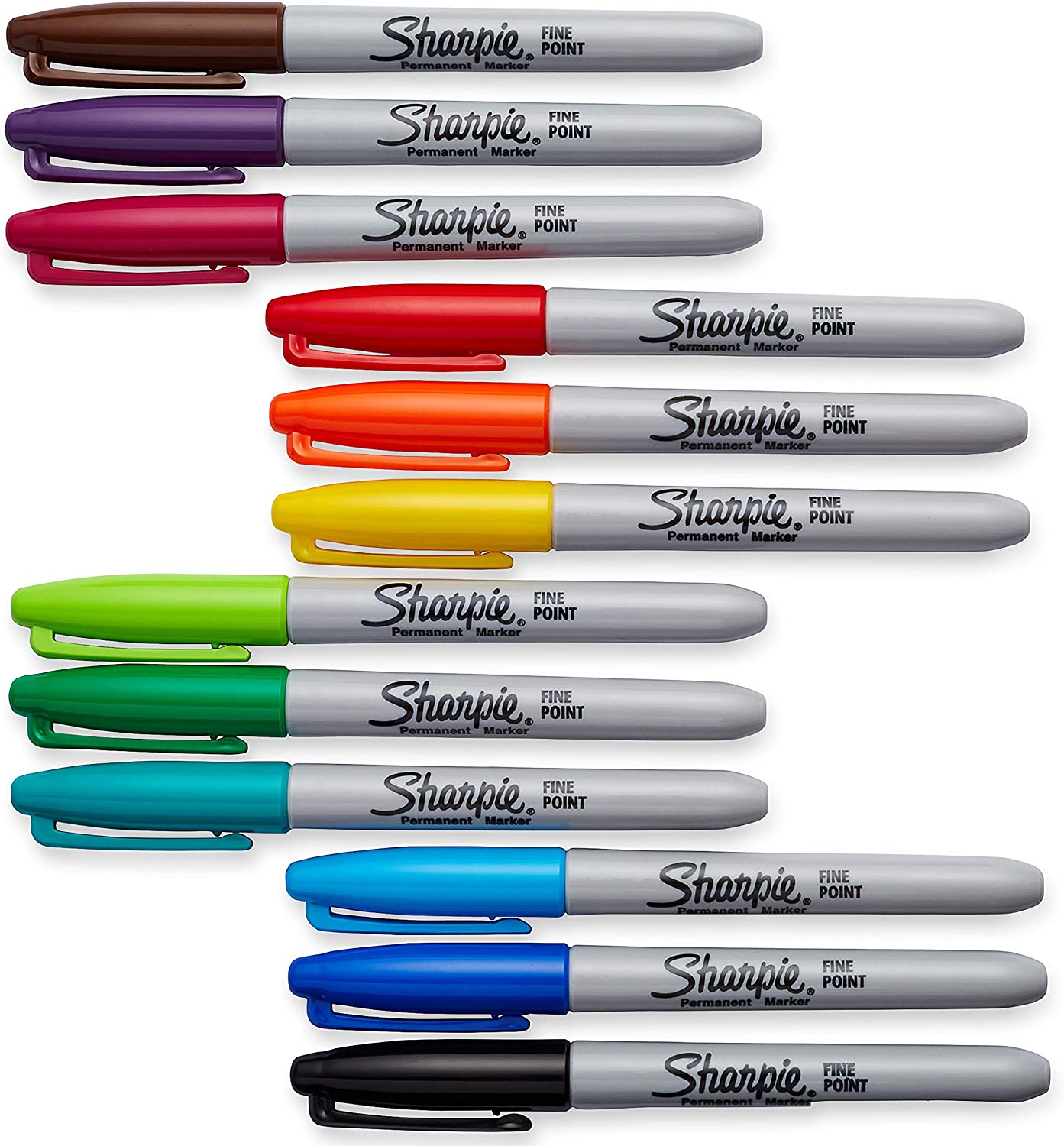 Sharpie Permanent Marker Blister Pack 12 Color